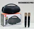 BOOMSBOX 3 PRO portable Bluetooth speaker ( with 2 rechargeable wireless mic ). 