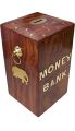 Wooden Money Bank 6x5. 