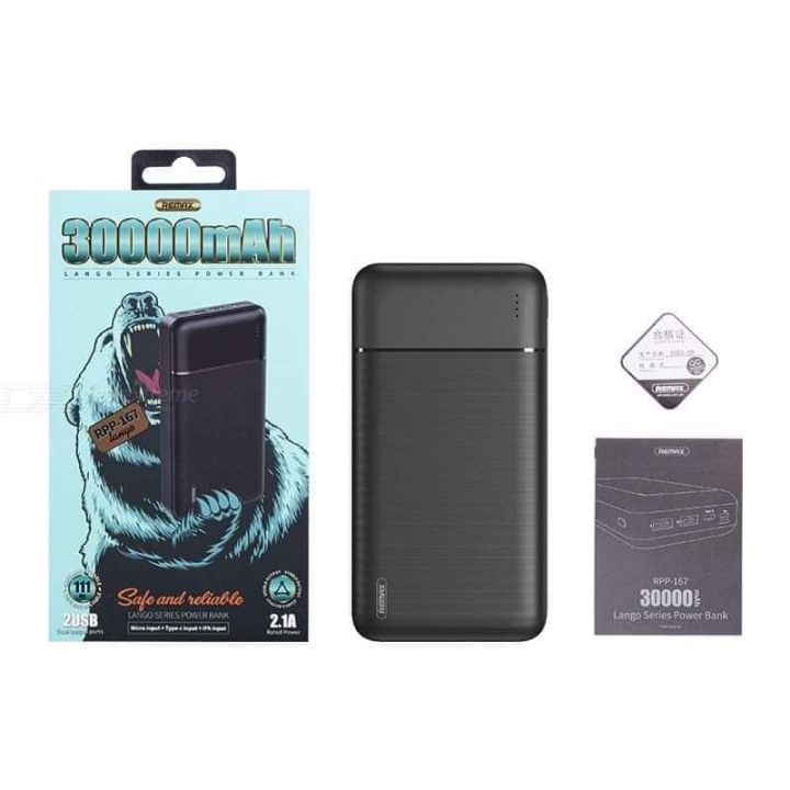 Remax RPP-167 30000 mAh Lango Series Power Bank