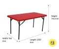 Supreme BUFFET Foldable Dinning Table. 