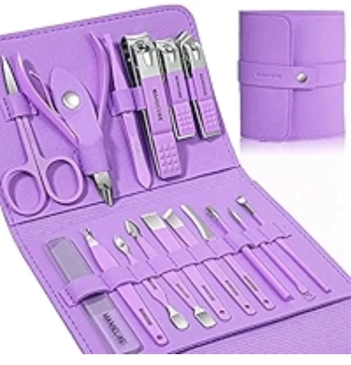 16-Piece%20Premium%20Manicure%20&%20Pedicure%20Grooming%20Kit%20%E2%80%93%20Nail%20Cutter%20Set%20for%20Men%20&%20Women%20(Purple)%20-%20Image%204