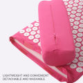 Acupressure Pillow With Storage Bag For Neck Back Foot Massage Pads Acupressure Mat Pillow Set Improves Bloods Circulation Mat.