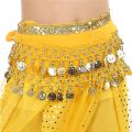 Metal Coins Child Waist Chain Hip Scarf Child Belly Dance Indian Dance Belt For Kids Dacning Waist Belt Chain. 