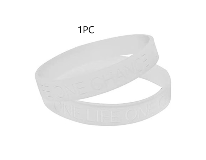 1pc%20one%20life%20one%20chance%20silicone%20bracelet%20%20wristband%20-%20Image%202