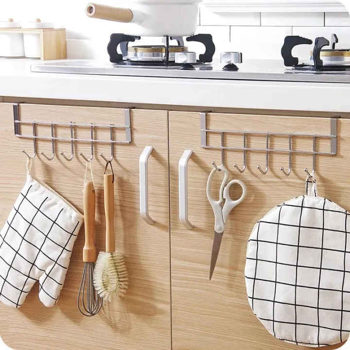 Kitchen%20Cabinet%20Door%20Hooks%20Multifunctional%20Hat%20Bag%20Towel%20Hanger%20over%20the%20door%20Hooks%20for%20Hanging%20Rack%20Bathroom%20Organizer%205%20hooks%20-%20Image%203