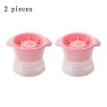 Circular Spherical Ice Cube Tray, Vertical Silicone Ice Hockey Mold, Bar Whiskey, 2Pcs.