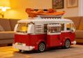 Technical Car T1 MOC Camper Van Vehicle Model Building Blocks Children s City Car Toys Festival Party s. 
