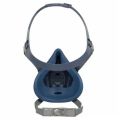 3M NIOSH Approved 7502 Half Facepiece Reusable Respirator Gas Mask With 2091 P100 Particulate Filters Protect You From Germs And Dust(Blue and Pink).