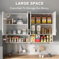 Multipurpose Kitchen Cabinet Wall mounted Spacesaving for Large Storage. 