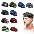 1PC Unisex Fitness Anti Sweating Band Running Headband Sports Absorbing Yoga Hair. 