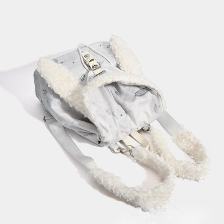 Cute%20Fluffy%20Rabbit%20Ears%20Hat%20Backpack%20for%20Autumn%20Winter%20New%20Design%20High-sense%20Large%20Capacity%20Hundred-match%20Bag%20for%20Women%20-%20Image%203
