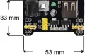 MB102 Solderless 3.3V 5V Breadboard Power Supply Stick Module For Arduino Prototype. 