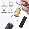 Two-Pronged Cork Puller Wine Opener Professional Red Wine Champagne Sparkling Wine Bottle Stopper Sealer Bar Accessory. 