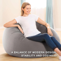 Foldable Portable Pvc Inflatable Sofa, Soft Indoor Bedroom Leisure Bean Bag Chair, Outdoor Camping Lazy Seat, Round Single-Person Inflatable Sofa. 