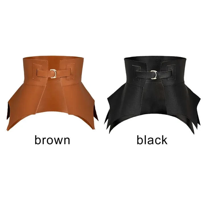 Black%20Brown%20Irregular%20Pu%20Leather%20Long%20Wide%20Belt%20Punk%20Style%20Women%20Fashion%20Autumn%20Winter%20Waistband%20Corset%20Belt%20-%20Image%204