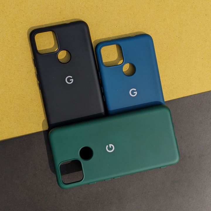 Google Pixel 4a5g Official Silicone Case/Back Cover With Logo