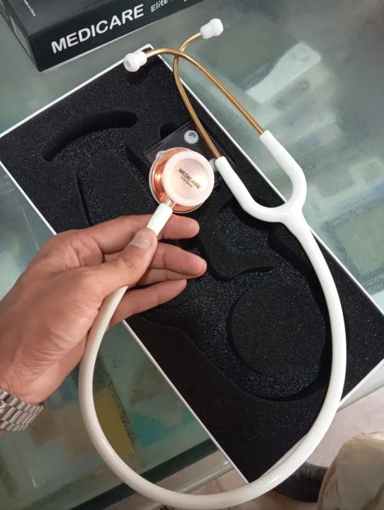 Stethoscope,%20Medicare%20Elite%20Series%20Stethoscope,%20white%20colour%20stethoscope,%20littmann%20stethoscope%20copy,%20%20clear%20and%20crisp%20sound%20stethoscope,%20-%20Image%206