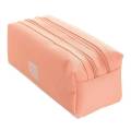 Double layer Oxford cloth pencil case portable zipper pencil case.