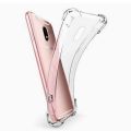 Samsung Galaxy J5 Pro Transparent Silicone Back Cover Ultra Thin Lightweight Protective Case. 