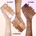 Concealer Palette Waterproof Long-lasting Foundation Matte Moisturizing Lightweight Breathable Look Multi-shade Concealer Disk. 