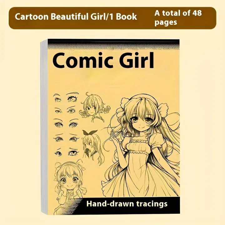 Anime%20Character%20Line%20Art%20Drawing%20Book%20for%20Beginners%7C48%20Pages%20Sketchbook%20with%20Outlines%7CIdeal%20for%20cartoonists%20and%20cartoon%20stylists%20-%20Image%202