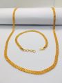 Gold Plated Necklace/22k Gold Plated Chain 18/24 Inch and besled 100% Best Quality NEW Designs 6 Month Guaranteed. 