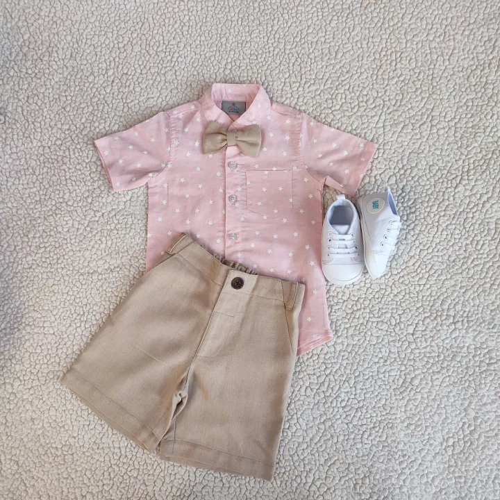 Day%20Kits%20Kids%20Boys%20Gentleman%20Clothing%20Set%20Cotton%20Shirt+%20Short%20for%20Wedding/Party/Birthday%20-%20Image%203