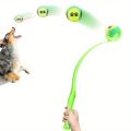 Pet Tennis Ball Launcher Stick - Interactive Outdoor Dog Training Toy, Durable Ball Thrower for Canine Exercise and Play Trainin. 