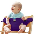 Portable Baby Child Dining Belt Oxford Cloth Adjustable Chair Seat Belt Stretch Wrap Feeding Chair Baby Dining Chair Safety Belt. 