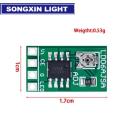 New 30-1500MA Adjustable Constant Current LED Driver DC 3.3V 3.7V 4.2V 5V PWM Control Board Buck Power module. 
