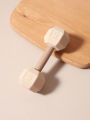 2-in-1 Barbell Shape Silicone Teether baby Rattle Toy with Sound 5kg. 