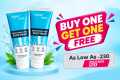 SuperCare Brightening Milk Face Wash-100ml (Buy 1 Get 1 FREE).