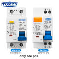 TOMZN TPNL DPNL AC230V 1P+N Residual Current Circuit Breaker With Short-circuit Protection Overload Leakage Protection RCBO MCB. 