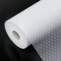 Water Drop Pattern Kitchen Cabinet Liner Eva Waterproof Refrigerator Mat Placemat Non-Sticky Easy to Clean Drawer Liner Moisture-Proof and Mildew-Proof.