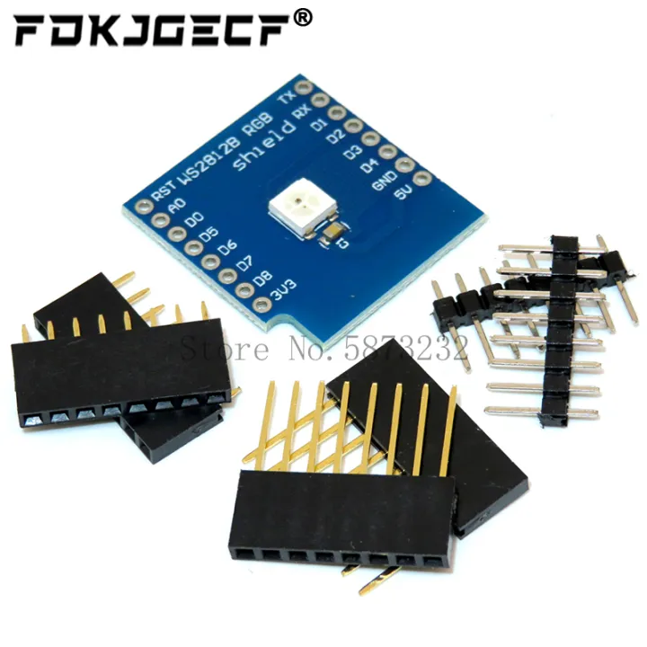 WeMos D1 Mini WS2812B RGB LED Module Shield for Arduino | Daraz.lk
