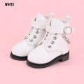 5CM Fashion 15cm Cotton Doll Leather Shoes Suitable for 1/6 BJD Dolls Casual Wearing Boots with Chain Decoration. 