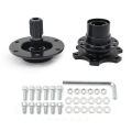 Universal Steering Wheel Quick Release Hub Boss Kit Wheel Hub Adapter For 6 hole Steering Wheel Hub. 