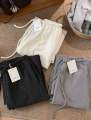 Soft and Comfortable to Wear Elastic Waist, Thick Double-Sided Fleece, Wide-Leg Casual Pants. 