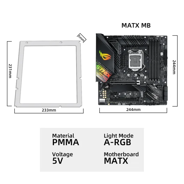 Mainboard%20A-RGB%20Lighting%20Frame%20ATX%20MATX%20ITX%205V3Pin%20Motherboard%20Backlight%20AURA%20SYNC%20PC%20Case%20LED%20Strip%20Rainbow%20Custom%20MOD%20Panel%20-%20Image%205
