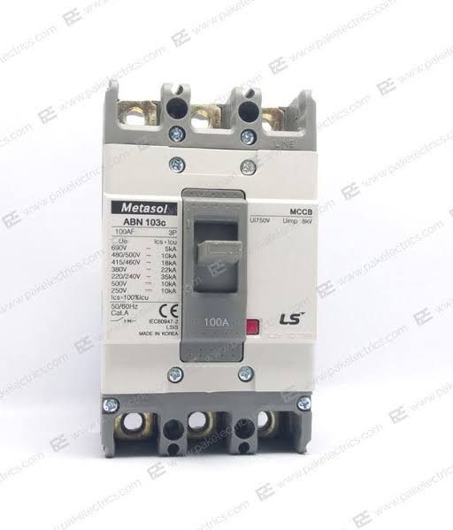 LS KOREAN 100A MCCB CIRCUIT BREAKER 3P