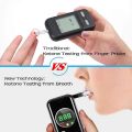 Professional Portable Ketone Breath Meter, Ketone Breath Tester, Digital Ketone Breathalyzer with 10 Mouthpieces. 