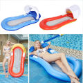 Outdoor Foldable Water Hammock Sofa Inflatable Floating Mat Swimming Pool Mattress Party Lounge Bed Beach Recliner Recreation. 