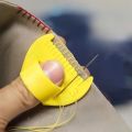 2PCS DIY Hand Sewing Assistant Tool for Home Use Edge Locking Stitch Fabric Top Presser Foot. 