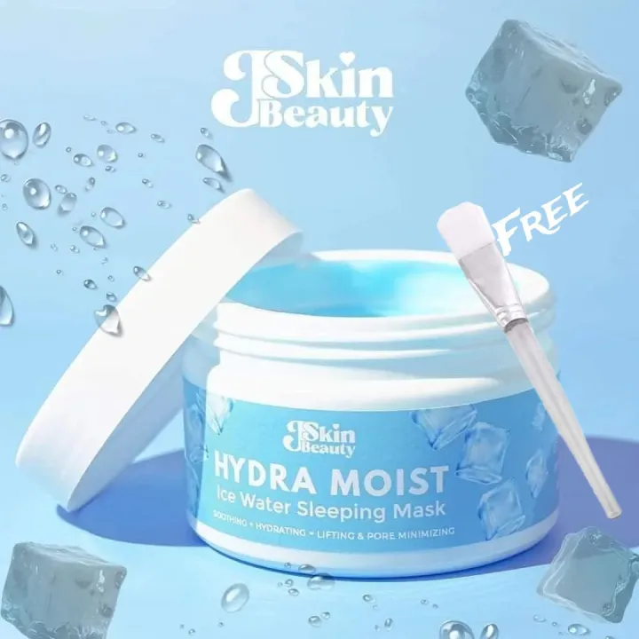 Jskin%20Beauty%20Hydra%20Moist%20Ice%20Water%20Sleeping%20Mask%20&%20Free%20Pack%20Brush%20-%20Image%202