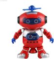 ELECTROPRIME EE43 Dancing Gift Red Smart Robot Toy Kids Robots Flashing Dancing Robot Toy|Baby Walking Toy with LED Lights Flashing and Music for Boys and Girls||Dancing Robot Toy With 3D Light. 