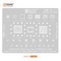AMAOE CPU BGA Reballing Stencil For Samsung Tin Planting A20s S8 Note 20 Phones A50 LCD A5 2016 Case Galaxy S6 S4 A60 90  Tools. 
