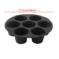 Silicone 7 Holes Cake Mold Home Party Baking Utensils Diy Cylindrical Mold Air Fryer Accessories Baking Tools Cake Molds. 