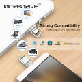 OTG Type C Pen Drive Mini Metal Usb Memory Stick 32GB usb flash card 128GB type-C Pendrive for smartphone Huawei. 