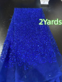 SJD LACE French Brocade Lace Fabric 4 Yards 2026 New African Nigerian Jacquard Gilded Damask Lace for Sewing Women Party Dresses. 