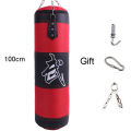 Punch Sandbag Durable Boxing Heavy Punch Bag With Metal Chain Hook Carabiner Fitness Training Hook Kick Fight Karate Taekwondo. 